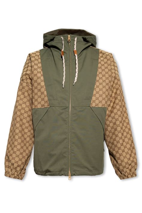 gucci jas geel|gucci hooded jacket.